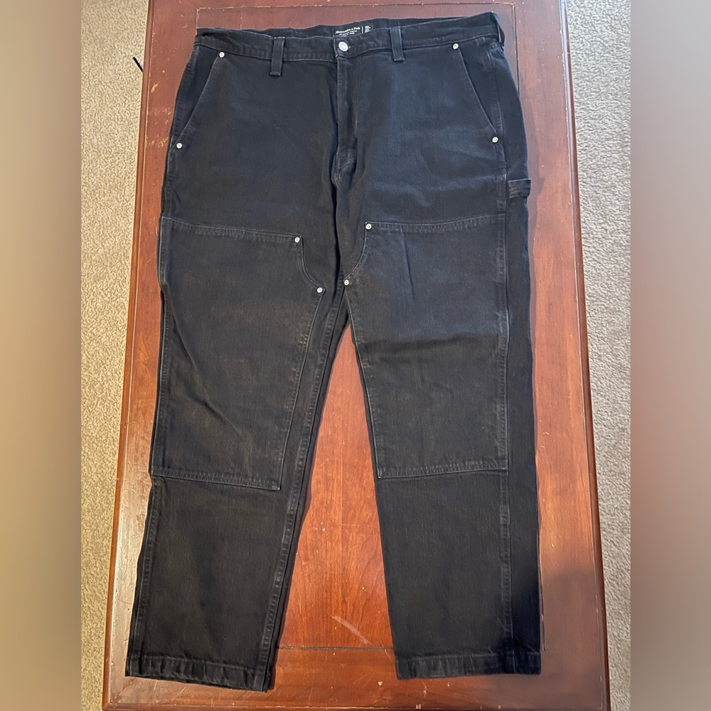 Abercrombie Men's Black cargo
